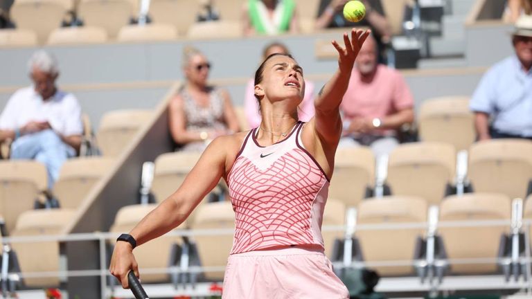 Aryna Sabalenka steht bei den French Open im Achtelfinale. 