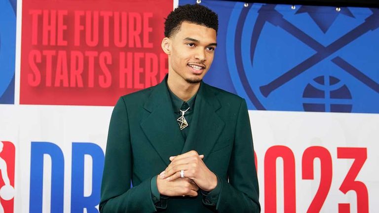 Die San Antonio Spurs haben beim NBA-Draft mit ihrem ersten Pick Victor Wembanyama gewählt.