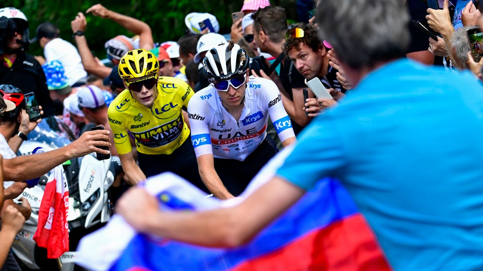 Tour de France Motorradfahrer entschuldigt sich nach Panne Radsport News Sky Sport