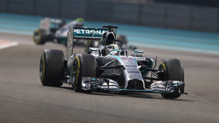 8 Siege: Lewis Hamilton (7) und Nico Rosberg (1) für Mercedes von Italien 2014 bis Australien 2015.