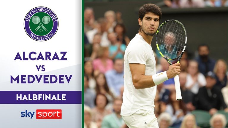 Carlos Alcaraz (Spanien) - Daniil Medvedev (Russland) 6:3, 6:3, 6:3