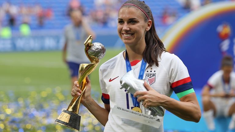 7. Juli 2019 - Alex Morgan gewinnt mit dem US Team ihren zweiten WM-Titel. 2023 soll Titel Nummer drei folgen.