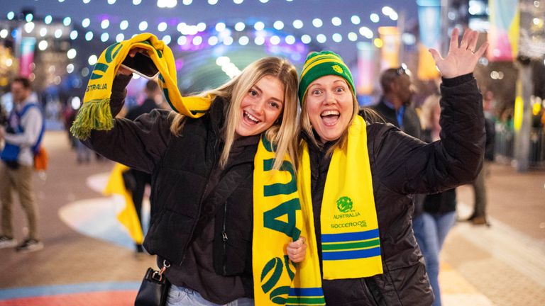 Auch in Australien freuten sich die Fans auf das zweite Spiel der FIFA Frauen WM.