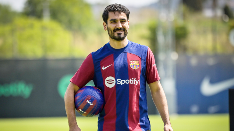 Ilkay Gündogan im Barca-Trikot.