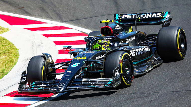 Lewis Hamilton holte sich in Ungarn hauchdünn die Pole Position.
