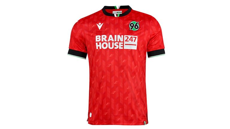 Das Heimtrikot von Hannover 96 für die Saison 2023/24 (Quelle: merchandising-onlineshop.com/hannover96/)