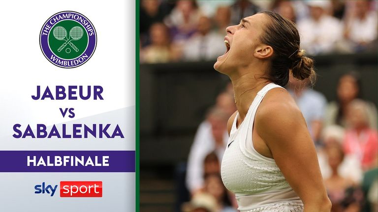 Ons Jabeur (Tunesien) - Aryna Sabalenka (Weißrussland) 6:7, 6:4, 6:3