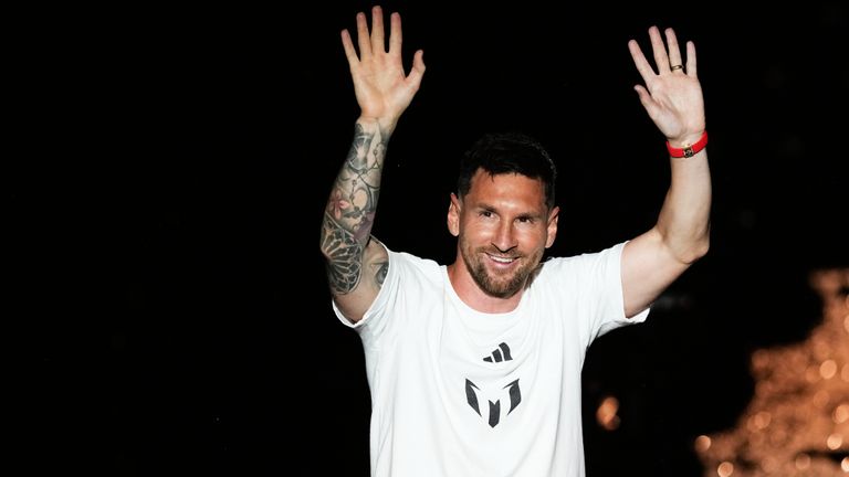 Lionel Messi wurde bei Inter Miami vorgestellt.