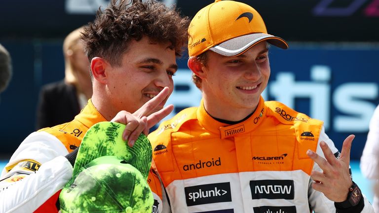 Lando Norris und Oscar Piastri hatten nach der Quali-Perfomance allen Grund zur Freude.