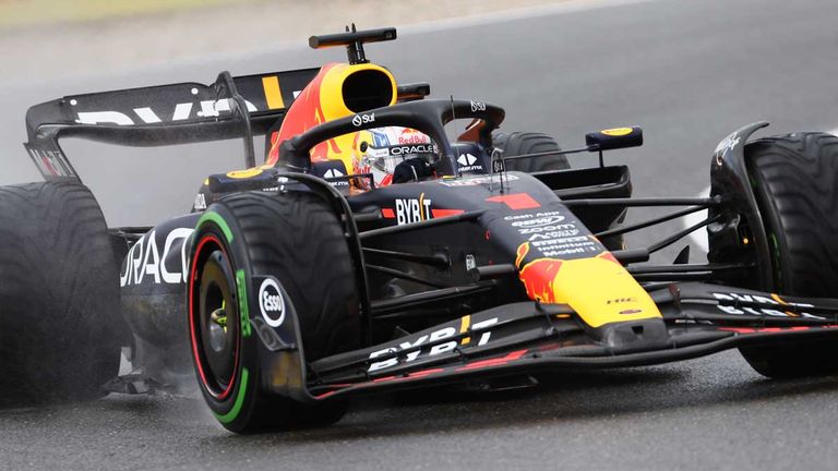 Max Verstappen (Red Bull) sichert sich die Pole im Sprint-Qualifying von Belgien.