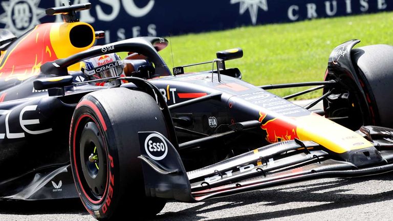 Max Verstappen (Red Bull) in Spa-Francorchamps.