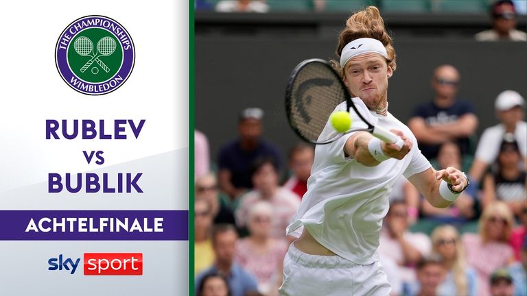 Andrej Rublev (Russland) - Alexander Bublik (Kasachstan) 7:5, 6:3, 6:7, 6:7, 6:4