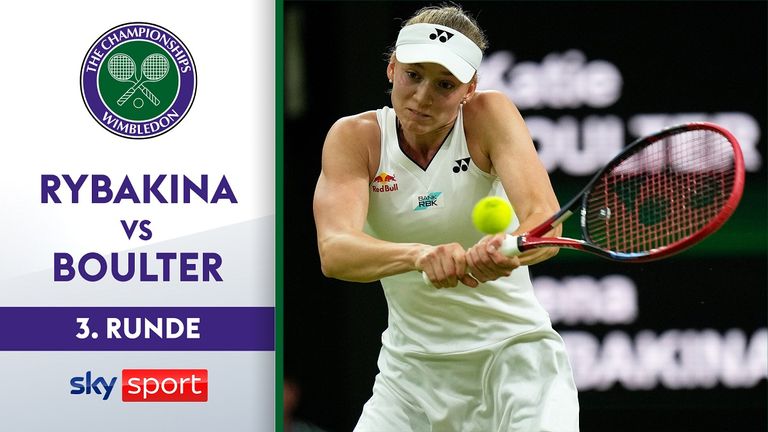 Jelena Rybakina (Kasachstan) - Katie Boulter (Großbritannien) 6:1, 6:1