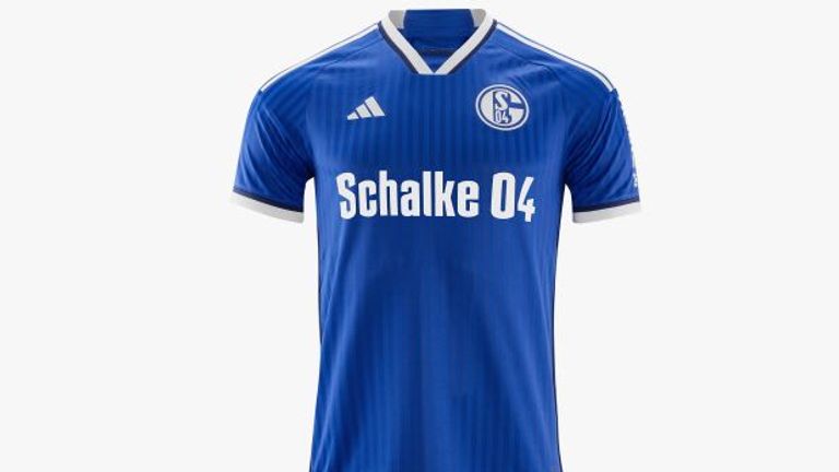 Das Heimtrikot von Schalke 04 für die Saison 2023/24 (Quelle: shop.schalke04.de).