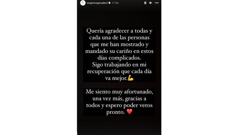 Sergio Rico via Instagram (Quelle: Instagram @sergioricogonzalez1)