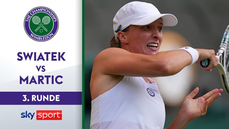 Iga Swiatek (Polen) – Petra Martic (Kroatien) 6:2, 7:5