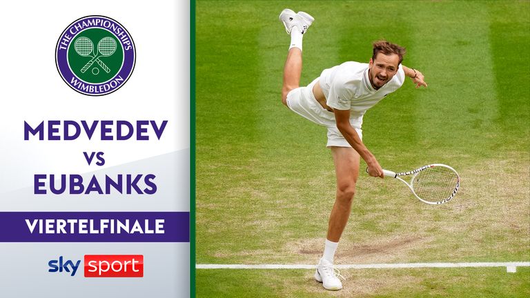 Daniil Medvedev (Nr. 3/ Russland) - Christopher Eubanks (USA) - 6:4, 1:6, 4:6, 7:6 (7:4), 6:1