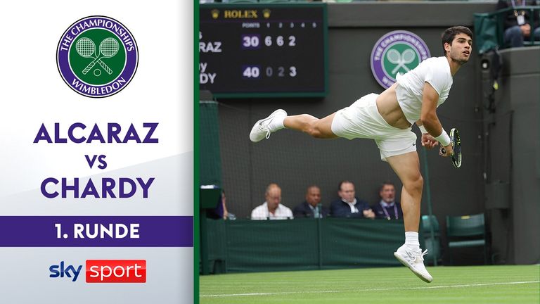 Carlos Alcaraz (Spanien/Nr. 1) - Jeremy Chardy (Frankreich) 6:0, 6:2, 7:5