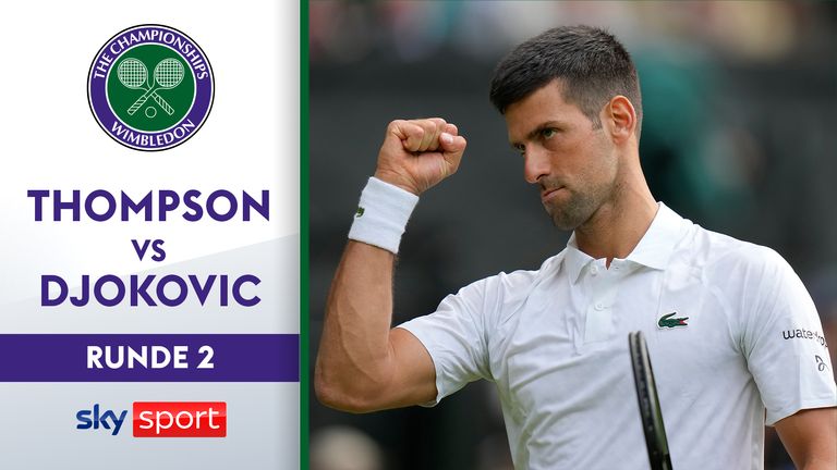 Jordan Thompson (australien) - Novak Djokovic (Serbien)  3:6, 6:7, 5:7