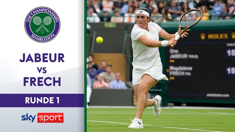 Ons Jabeur (Tunesien/Nr. 6 ) - Madgalena Frech (Polen)  6:3, 6:3