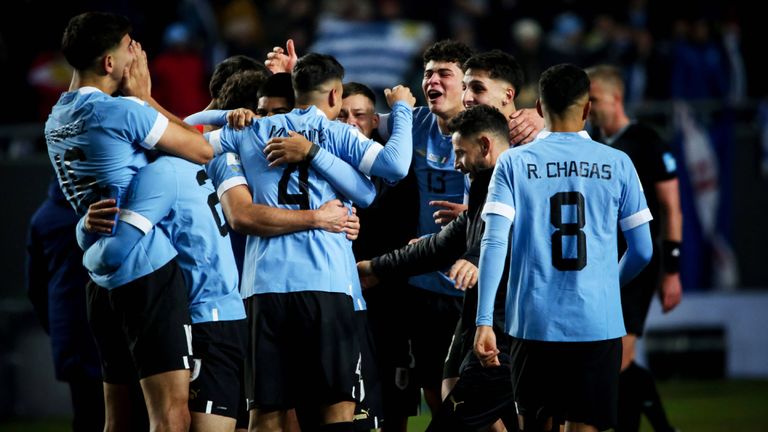 16. Platz: Uruguay (1633, 13 Punkte)