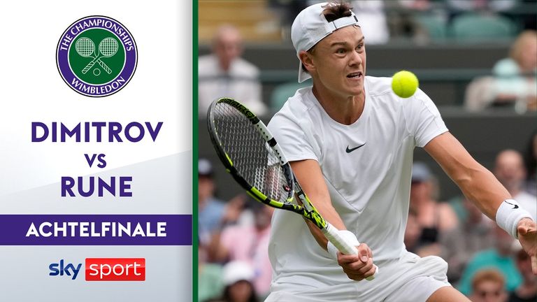 Grigor Dimitrov (Bulgarien) - Holger Rune (Dänermark) 6:3, 6:7, 6:7, 3:6