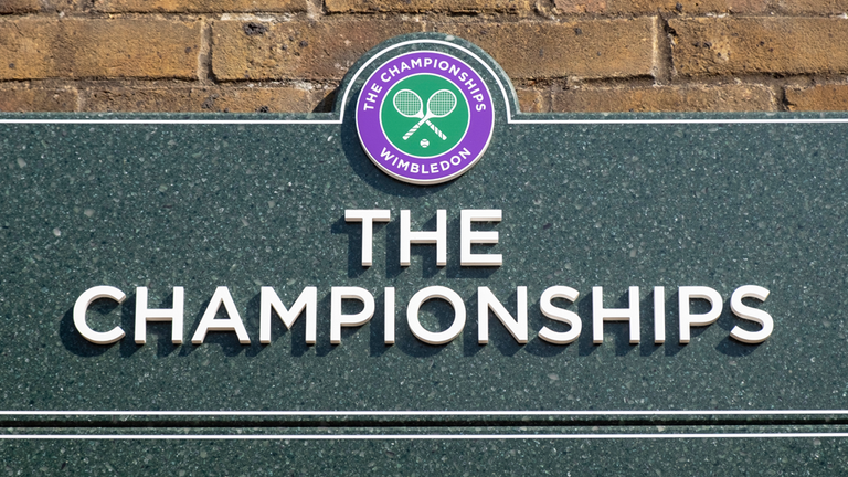Das Logo von Wimbledon.