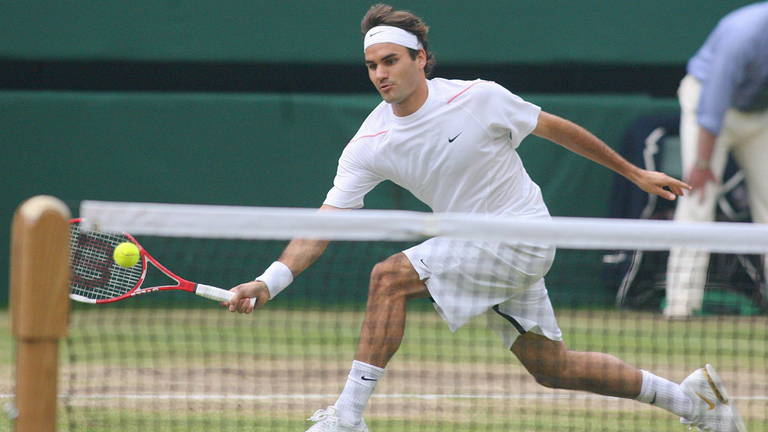 40: Roger Federer von 2003 bis 2008.