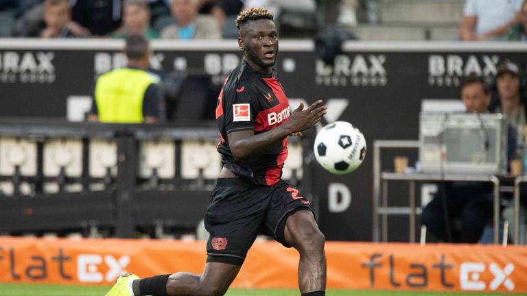 Leverkusens Neuverpflichtung Victor Boniface sorgt früh für Furore.
