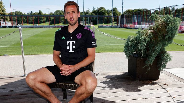 Harry Kane blickt auf seine ersten Tage in München an der Säbener Straße zurück (Foto Ruiz).