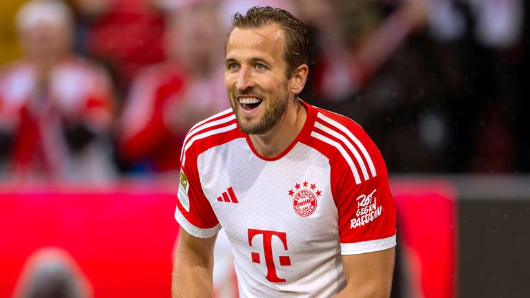 Harry Kane freut sich auf die Champions-League-Saison mit dem FC Bayern.
