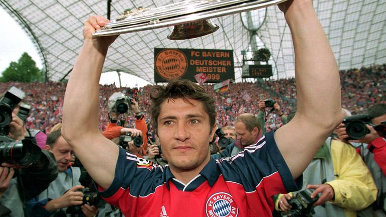 Abwehr: Bixente Lizarazu (Mit Hamann von 1997 bis 1998 beim FC Bayern).
