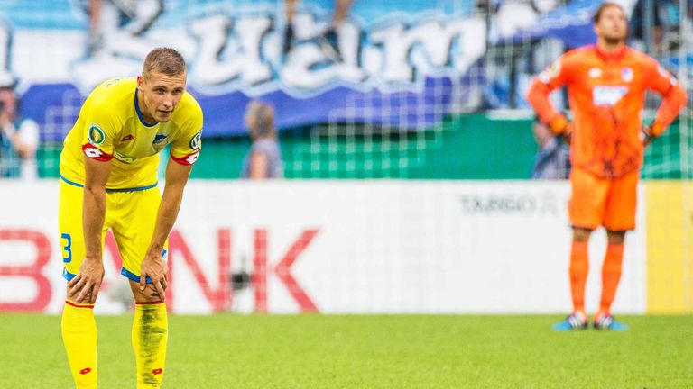 19. Platz: TSG 1899 Hoffenheim: 4-mal Erstrundenaus / zuletzt 2015/16 gegen TSV 1860 München