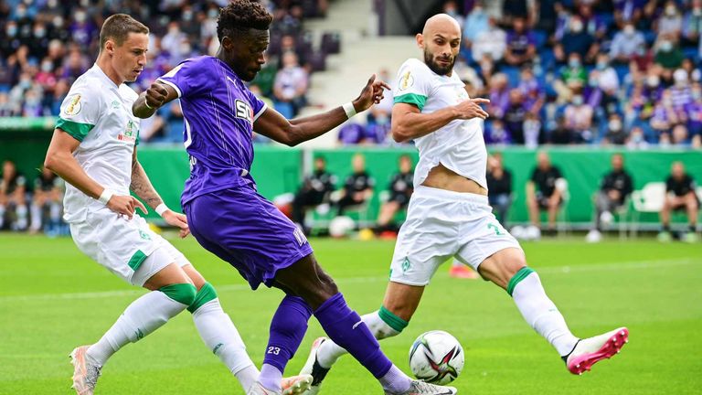 5. Platz: Werder Bremen: 13-mal Erstrundenaus / zuletzt 2021/22 gegen den VfL Osnabrück 