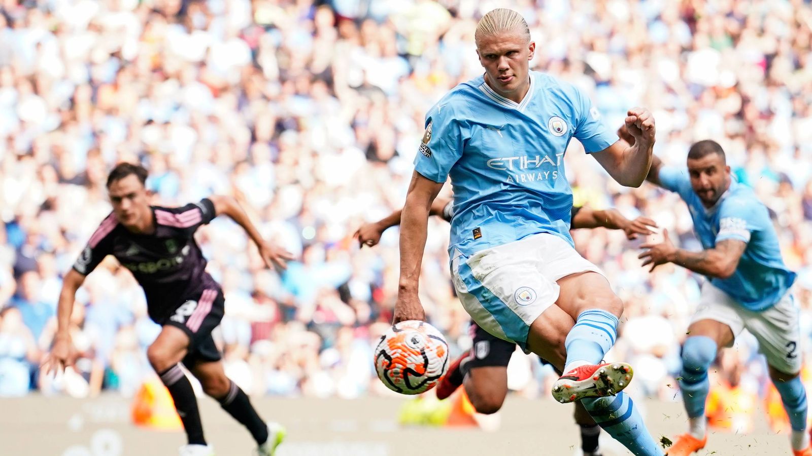 City gewinnt dank Haaland gegen Fulham Fußball News Sky Sport