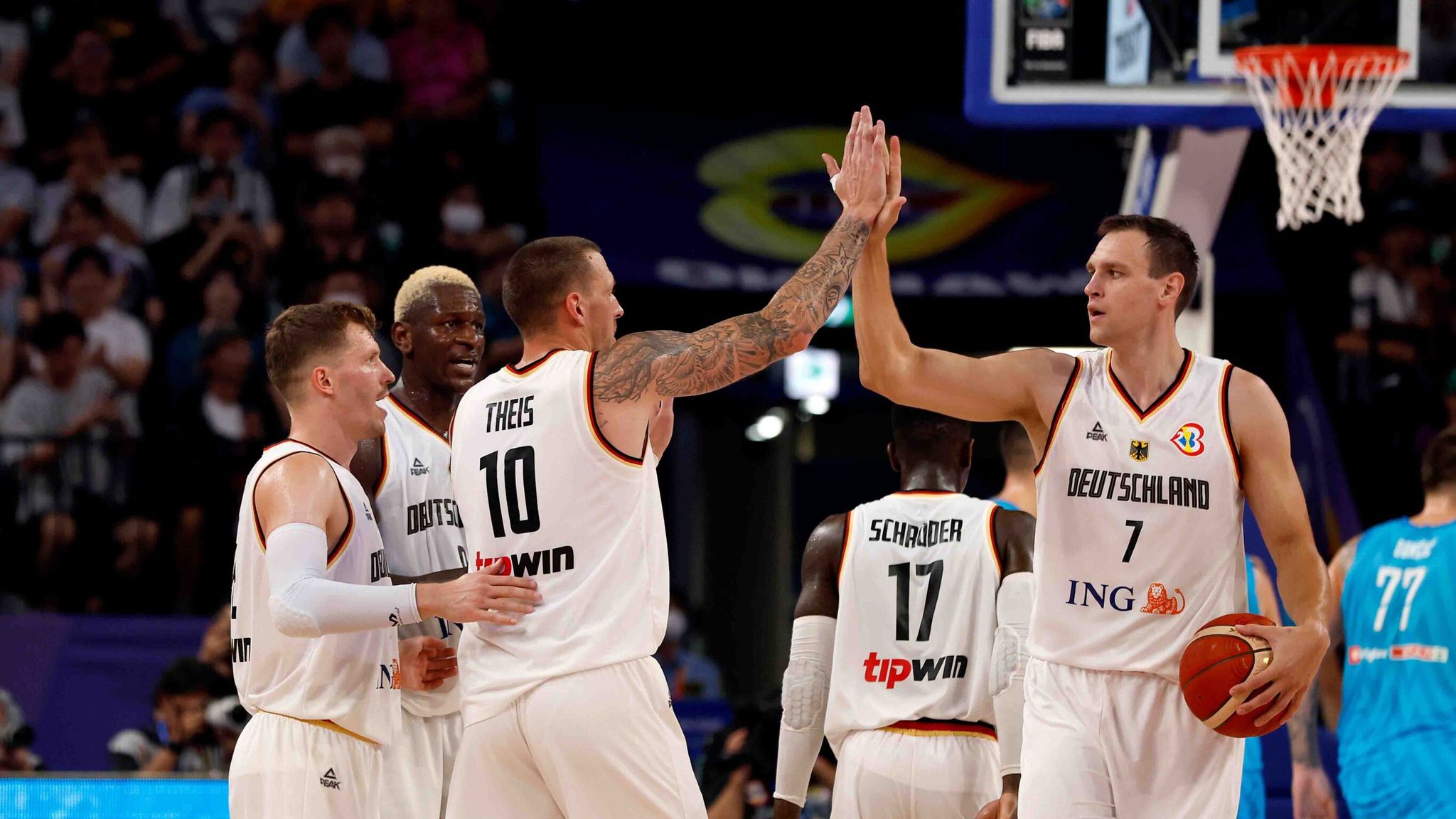 FIBA BasketballWM DBBStars besiegen Slowenien holen Gruppensieg