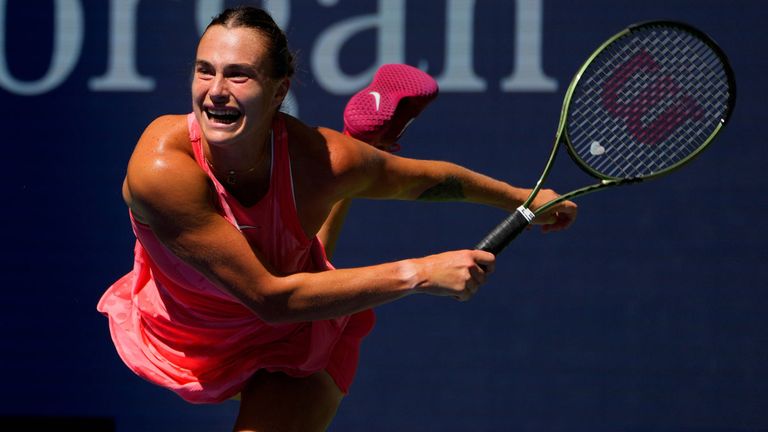 Aryna Sabalenka steht um Halbfinale der US Open. 
