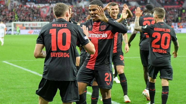Bayer Leverkusen startet mit einem deutlichen Sieg gegen BK Häcken in die Europa-League-Saison.