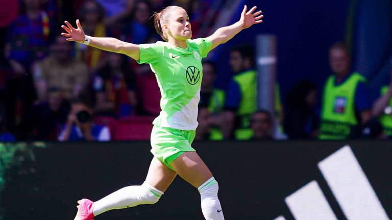 Ewa Pajor vom VfL Wolfsburg