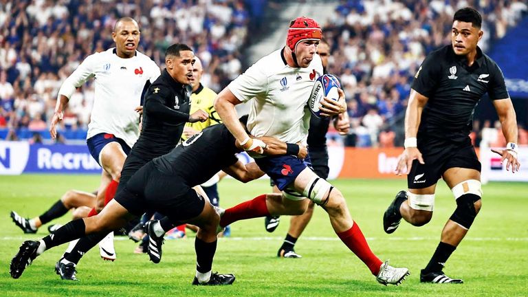 Frankreich besiegt Neuseeland zum Auftakt der Rugby-WM.
