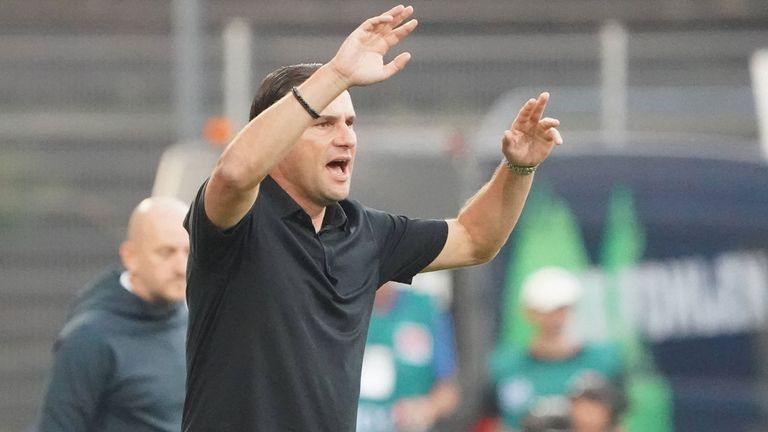 Gladbach-Trainer Gerardo Seoane legt mit seiner Mannschaft einen mehr als durchwachsenen Saisonstart hin.