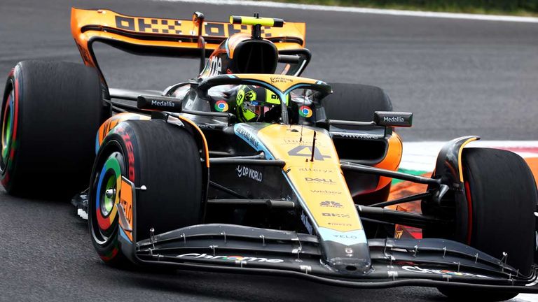 Lando Norris (McLaren) in Monza.