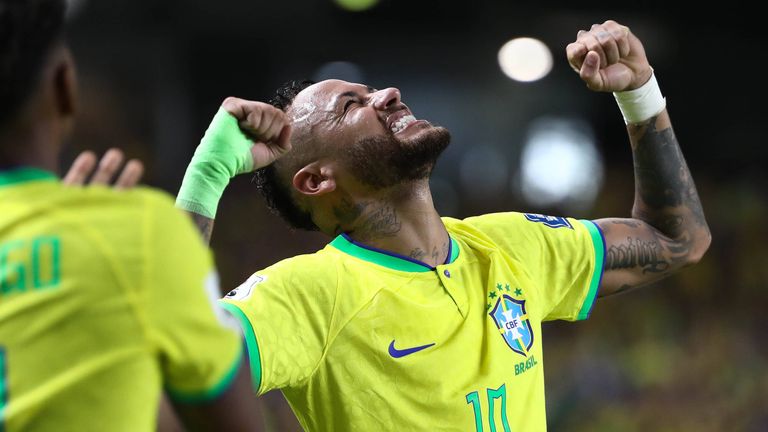 Alleine an der brasilianischen Torjäger-Spitze: Neymar.