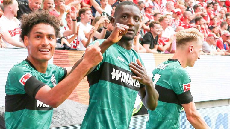 Serhou Guirassy erzielte für den VfB Stuttgart gegen Mainz 05 einen Dreierpack.