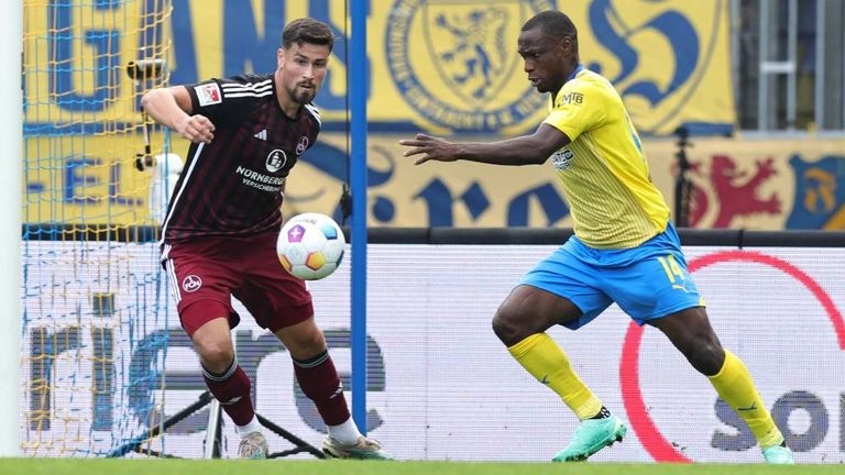 Anthony Ujah trifft gegen Nürnberg doppelt.
