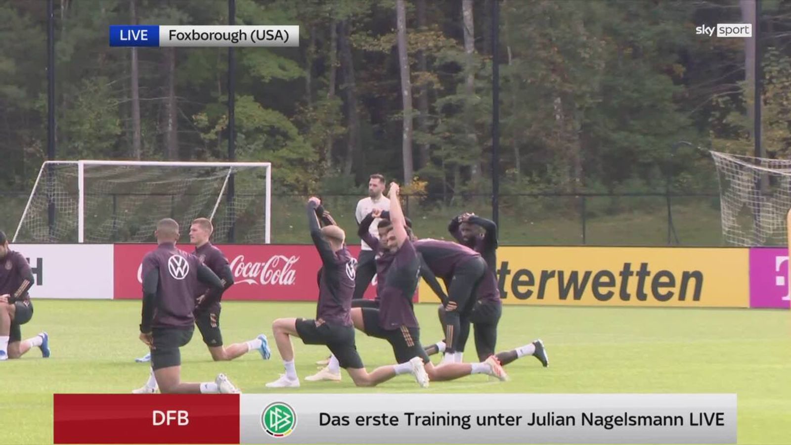 DFB Das erste Training unter Nagelsmann Fußball News Sky Sport