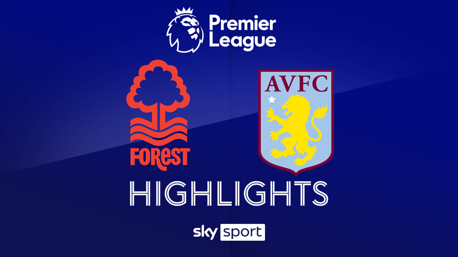 Premier League: Nottingham Forest - Aston Villa - Die Highlights ...