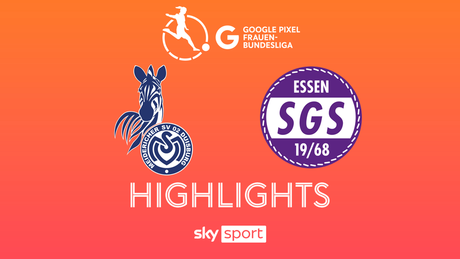 Fauen-Bundesliga MSV Duisburg – SGS Essen