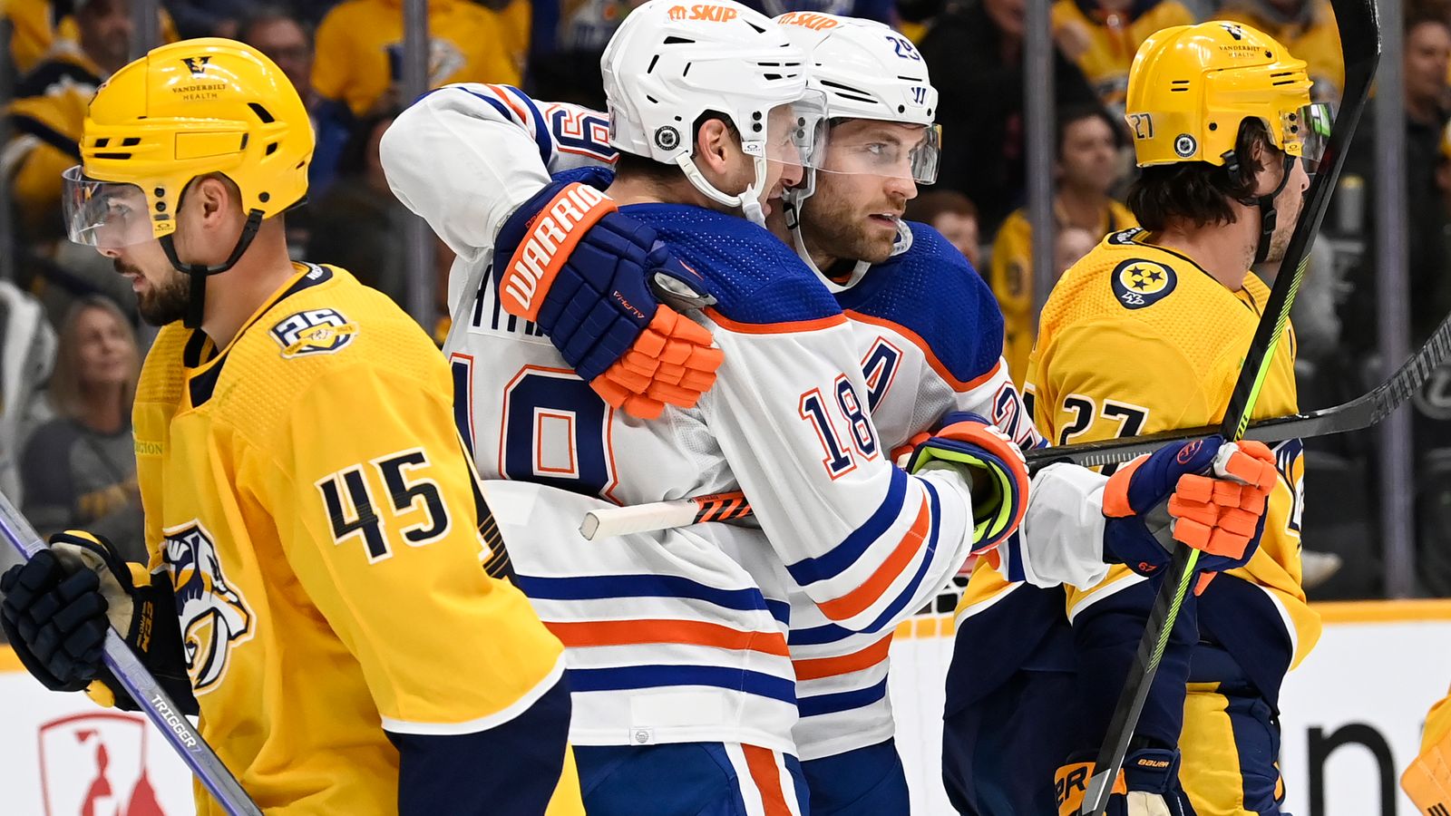 NHL Leon Draisaitl schießt Edmonton Oilers zum ersten Saisonsieg Eishockey News Sky Sport