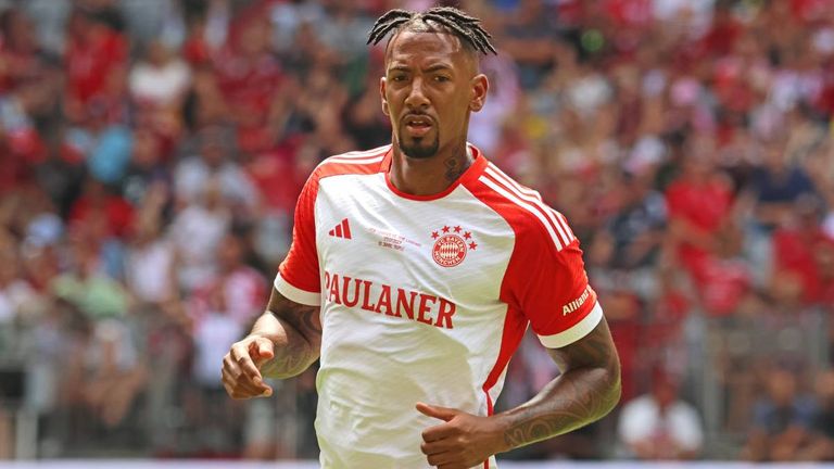 Jerome Boateng trainiert beim FC Bayern mit.